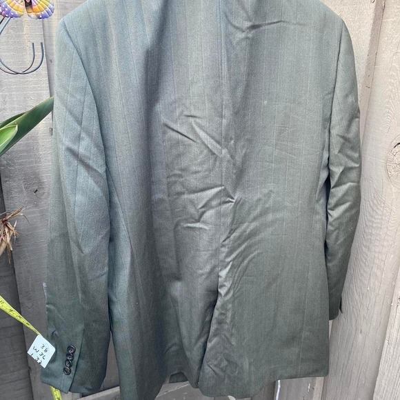 Vintage Burberrys' men's suit blazer 38 38x36x32 M gray 100% pure wool - Picture 5 of 8